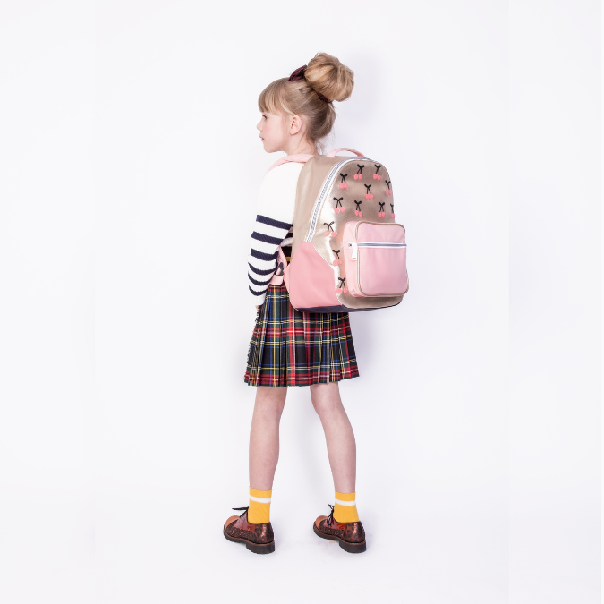 Rucksack Bobbie - Cherry Pompon