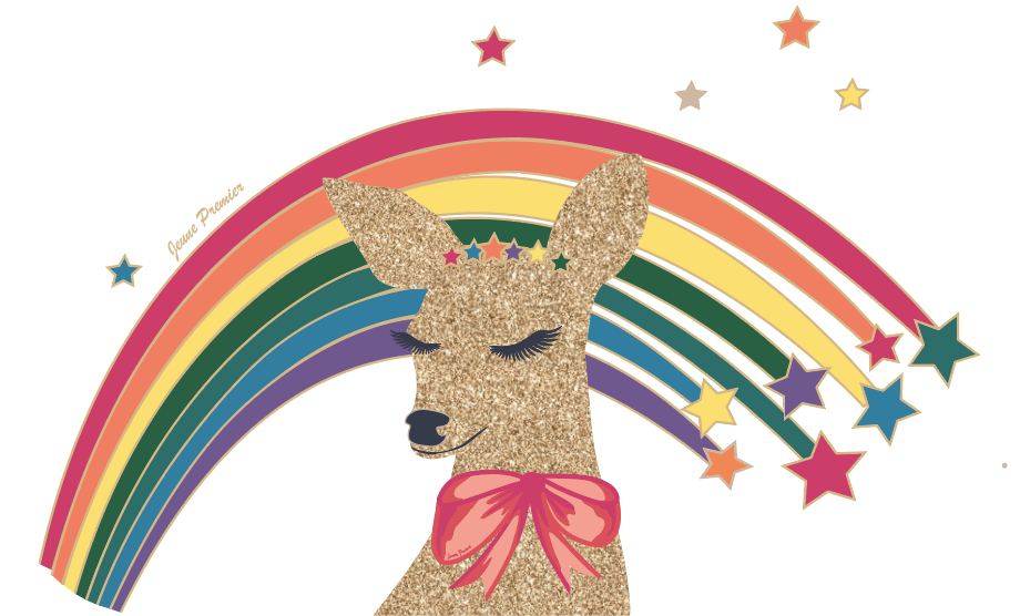 Etiketten Paket - Rainbow Deer